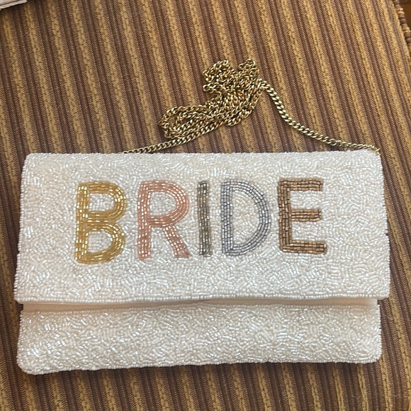COPY - BRIDE Breaded Purse White - Picture 4 of 6